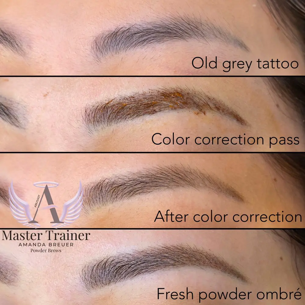 Brow and color correction at Eastside Microblading & Beauty