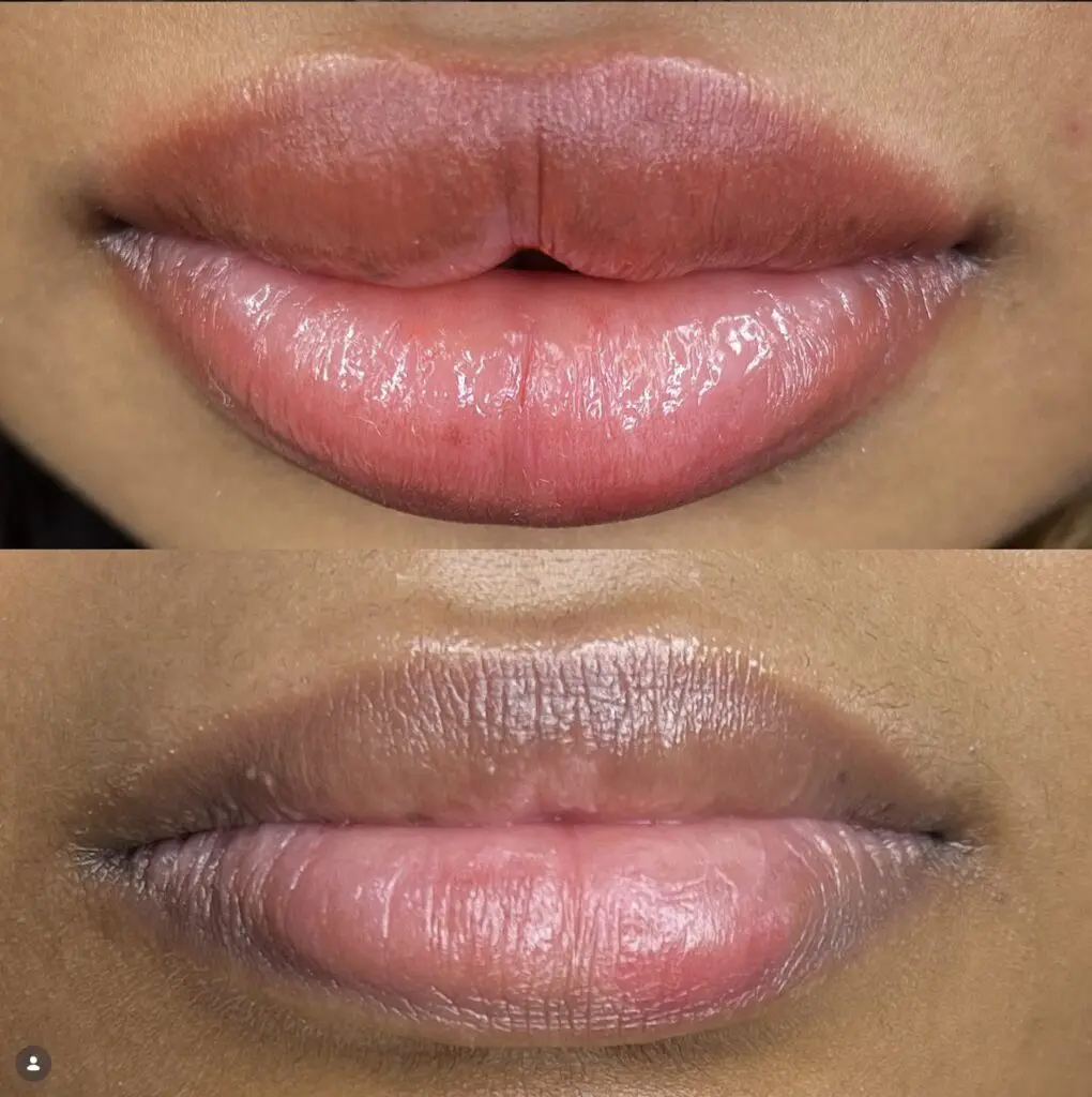 Lip neutralization at Eastside Microblading & Beauty