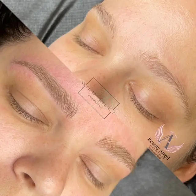 Student brow mapping practice on two models