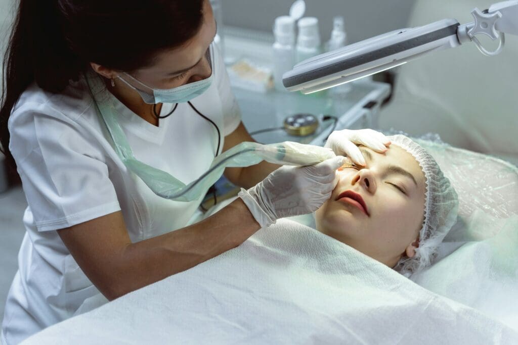 permanent makeup healing