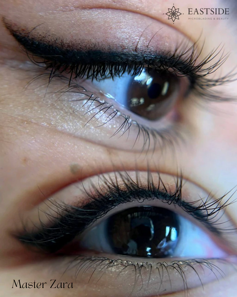 Eastside client result: eyeliner