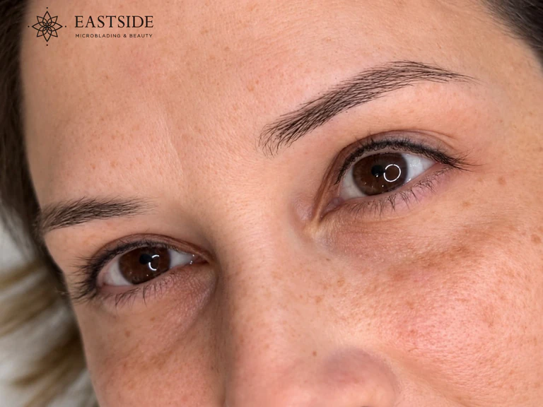 Eastside client result: lash line enhancement