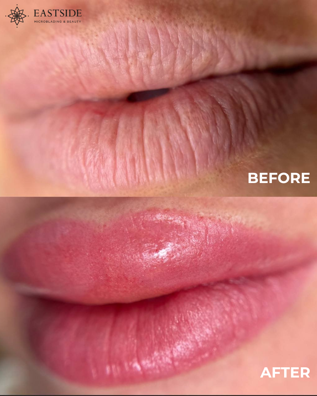 Lip blushing · client result