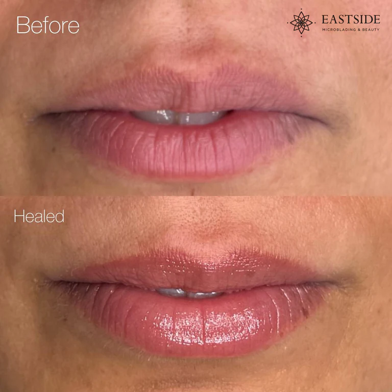 Eastside client result: lip blushing
