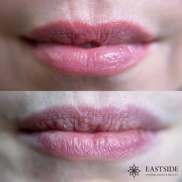 Eastside client result: lip blushing