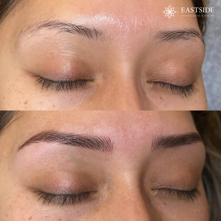 Eastside client result: microblading